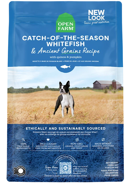 Whitefish & Ancient Grains Dog Kibble