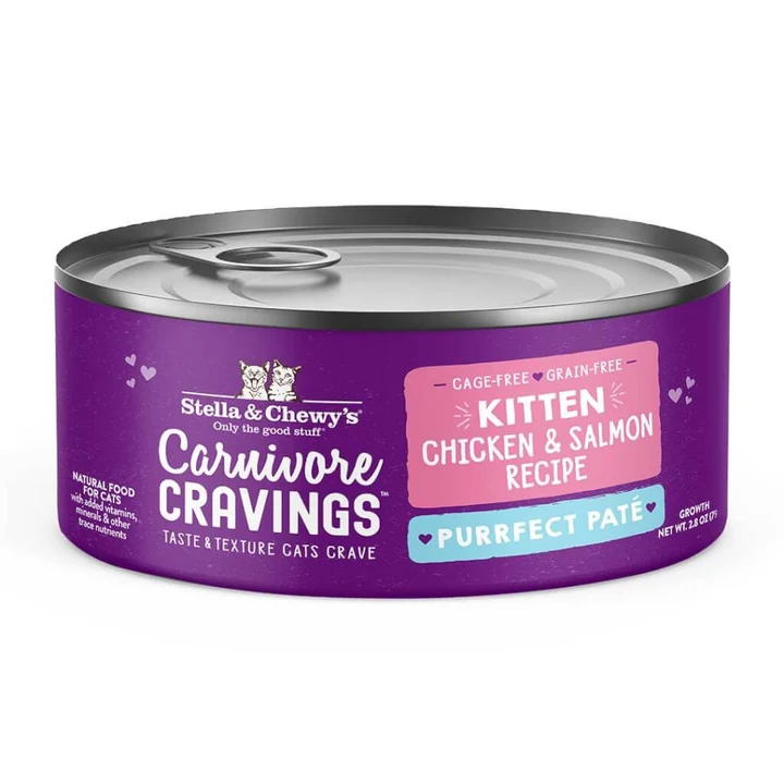 Carnivore Cravings Purrfect Paté Chicken & Salmon Recipe for Kittens