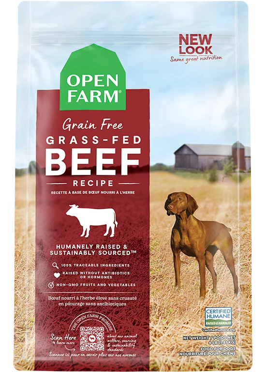 Grass-Fed Beef Grain-Free Dog Kibble