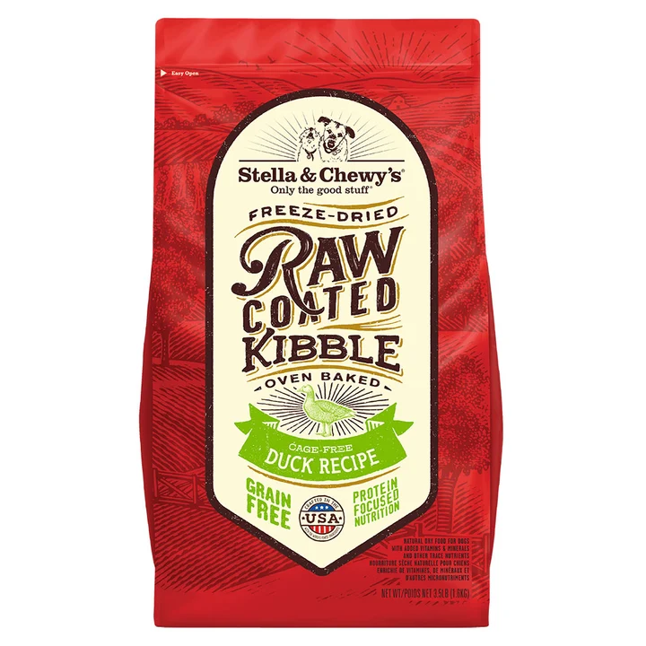 Cage-Free Duck Raw Coated Kibble for Dogs