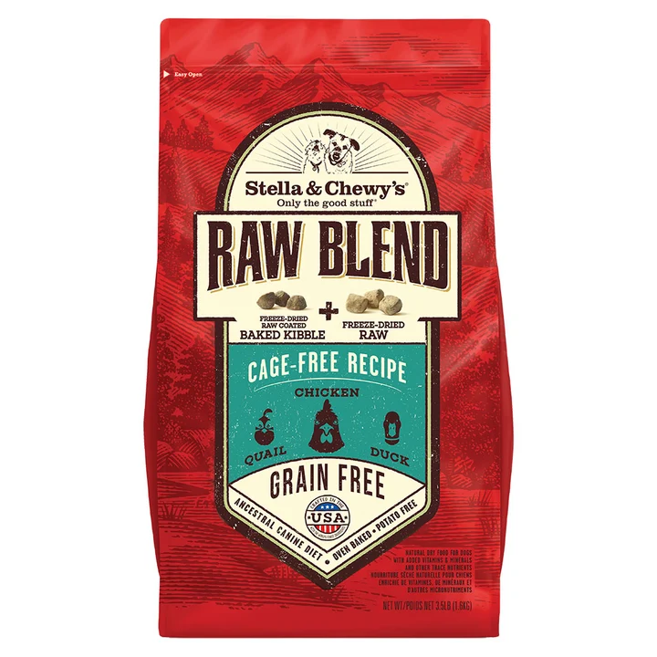 Cage-Free Raw Blend Kibble for Dogs