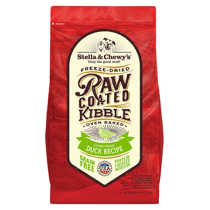 Cage-Free Duck Raw Coated Kibble for Dogs