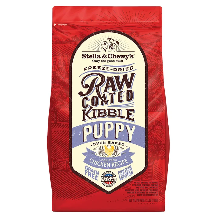 Cage-Free Chicken Raw Coated Kibble for Puppies
