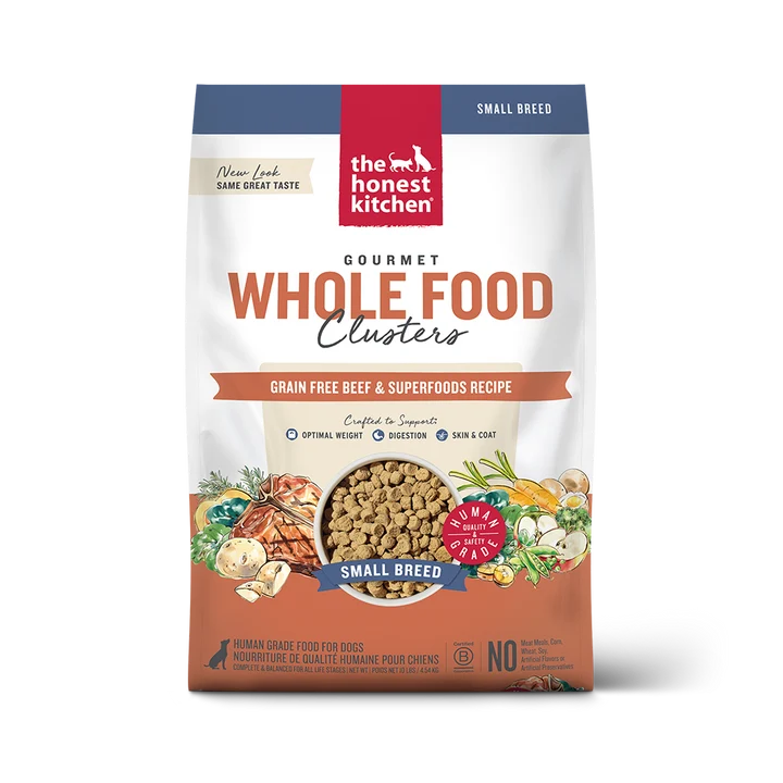 Grain Free Beef Whole Food Clusters for Small Breeds