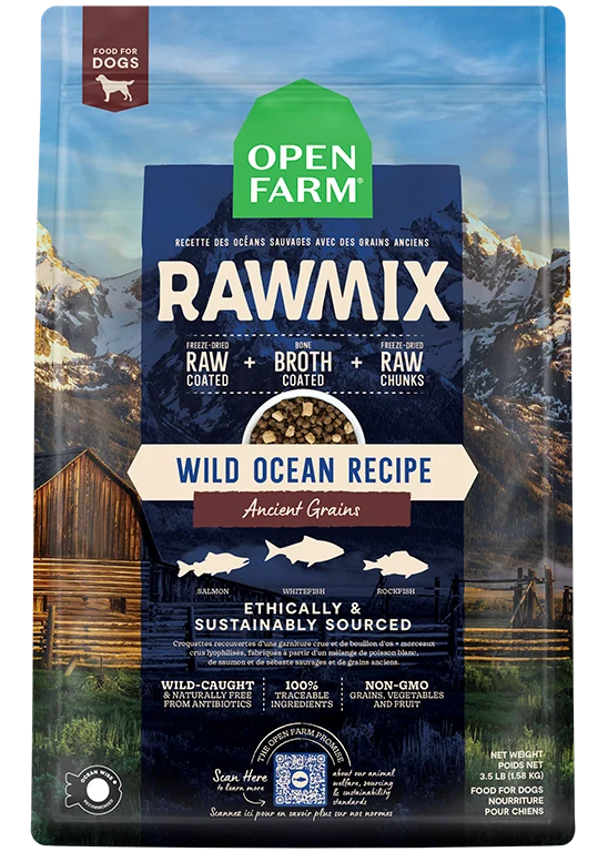 RawMix Wild Ocean Ancient Grains Dog Kibble