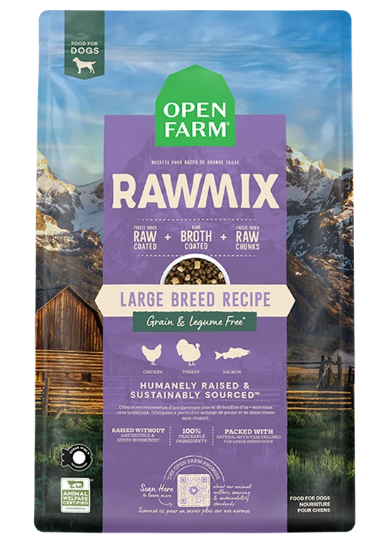 RawMix Large Breed Grain-Free Dog Kibble