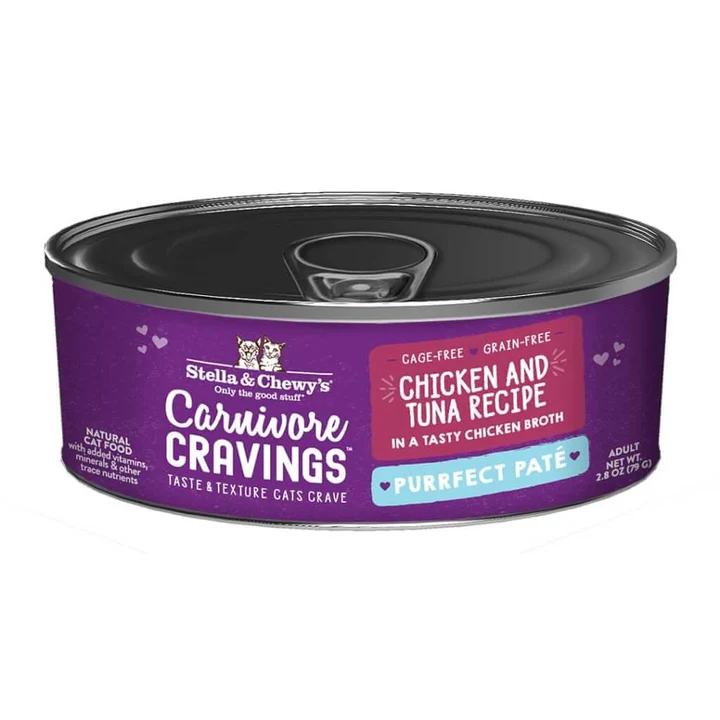 Carnivore Cravings Purrfect Paté Chicken & Tuna Recipe for Cats