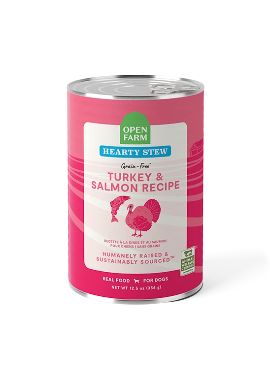 Turkey & Salmon Hearty Stew Wet Dog Food