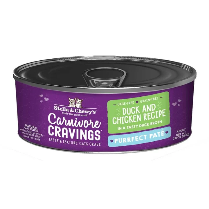 Carnivore Cravings Purrfect Paté Duck & Chicken Recipe for Cats