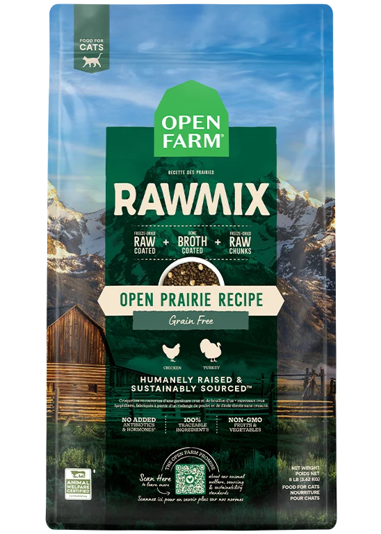RawMix Open Prairie Grain-Free Cat Kibble