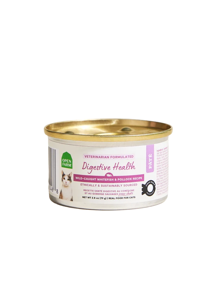 Wild-Caught Whitefish & Pollock Digestive Health Pâté for Cats